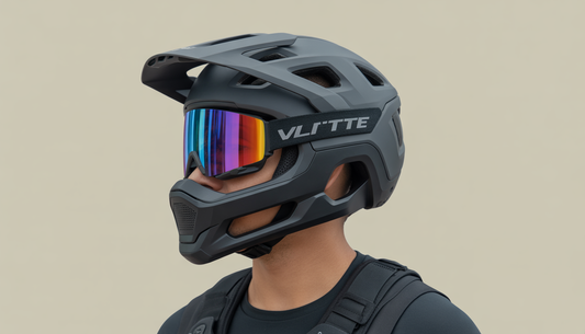 casque VTT avec visière