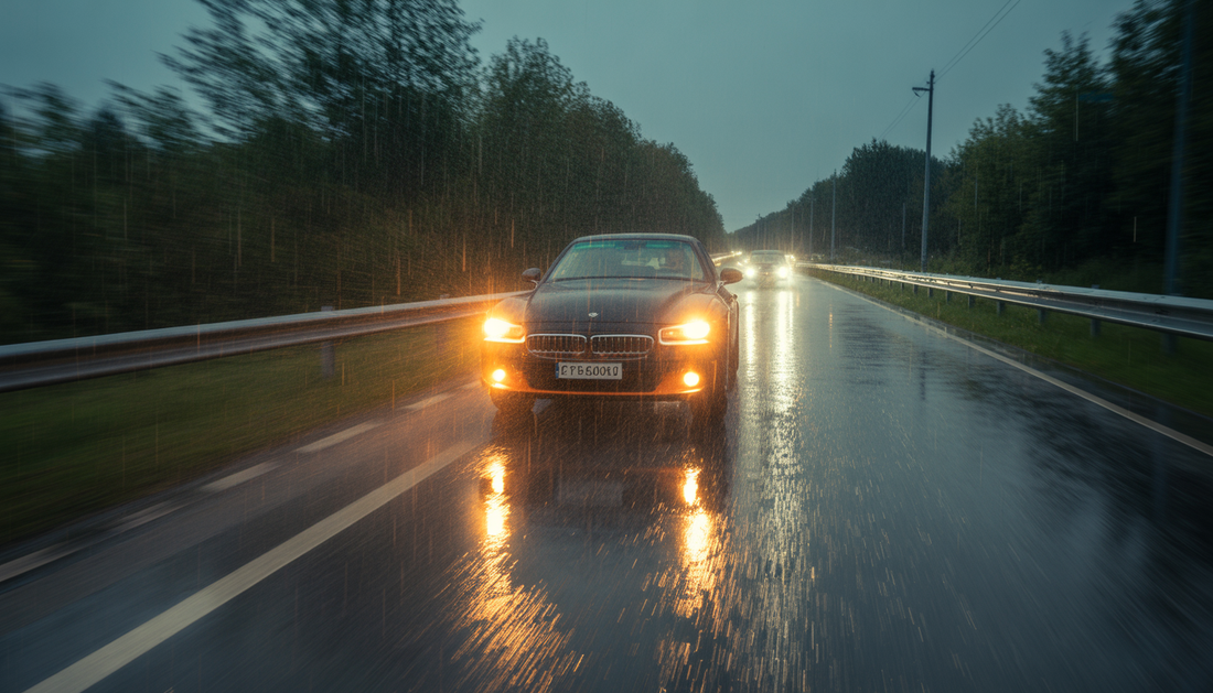 comment rouler sous la pluie en sécurité
