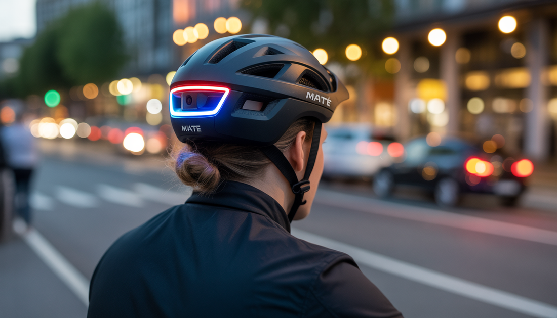 casque vélo LED lumière