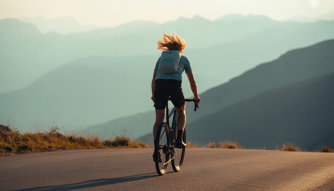cyclisme et voyage minimaliste