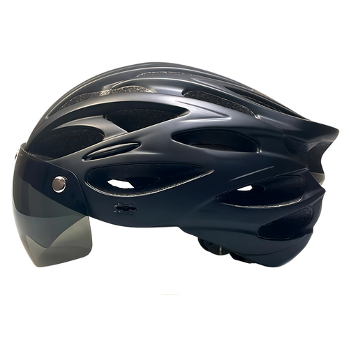 Casque de Vélo avec Visière Amovible et LED Intégrée - cyclonix.fr