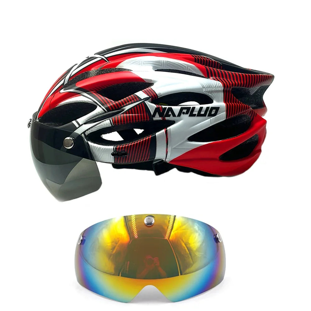 Casque de Vélo avec Visière Amovible et LED Intégrée – CycloGuard™ - cyclonix.fr