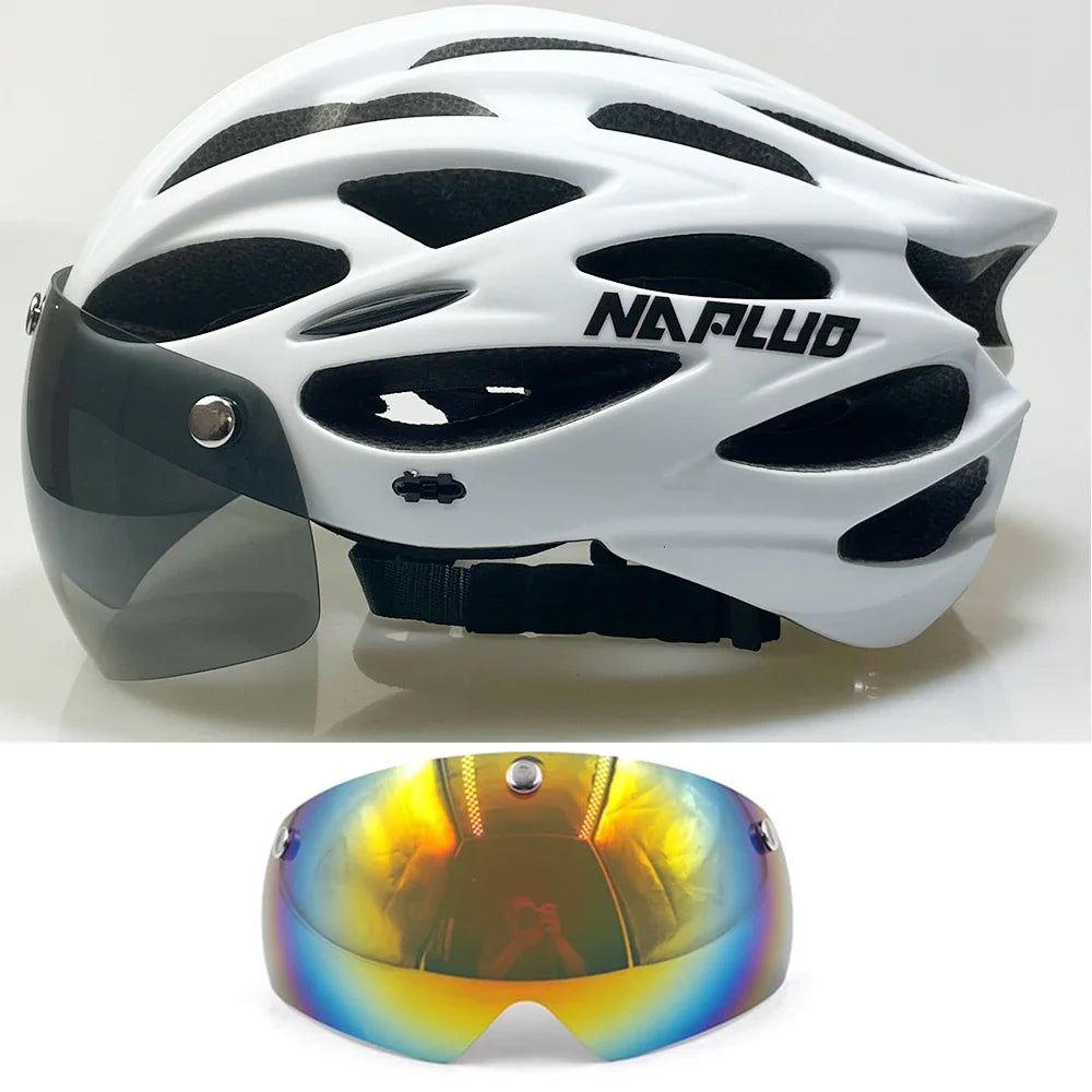 Casque de Vélo avec Visière Amovible et LED Intégrée – CycloGuard™ - cyclonix.fr