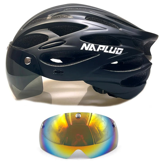 Casque de Vélo avec Visière Amovible et LED Intégrée – CycloGuard™ - cyclonix.fr