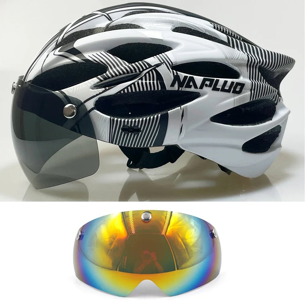 Casque de Vélo avec Visière Amovible et LED Intégrée – CycloGuard™ - cyclonix.fr