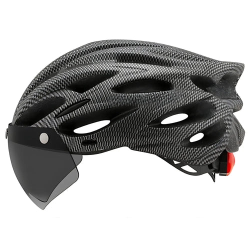 Casque de Vélo avec Visière Amovible et LED Intégrée - cyclonix.fr
