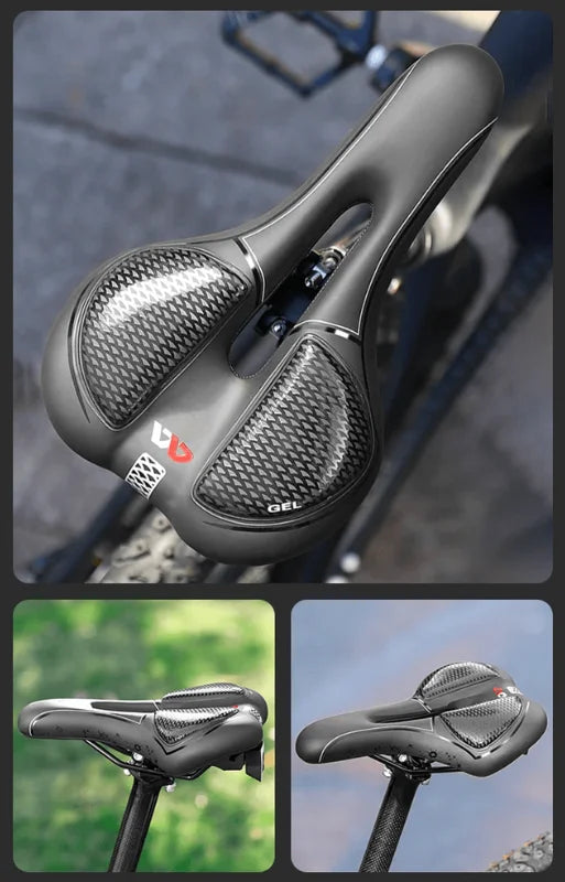 Selle de Vélo Confort - SiliconRide™ - cyclonix.fr