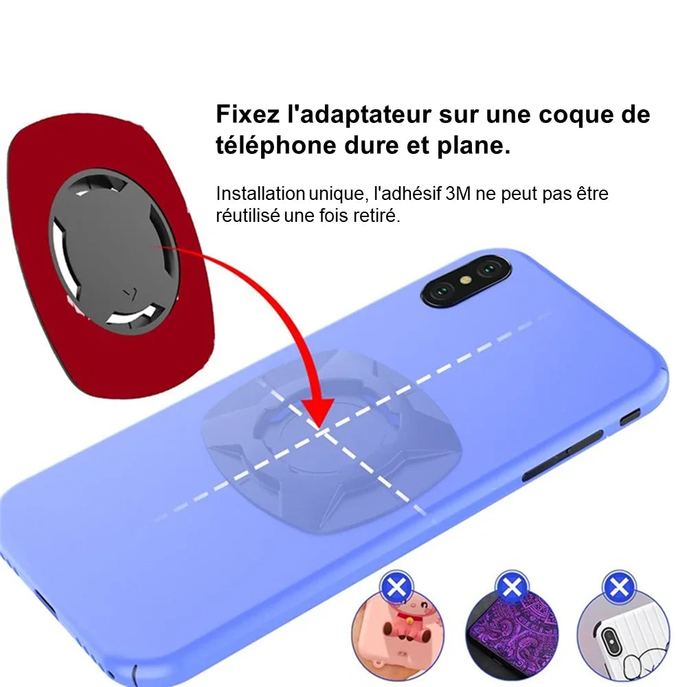 Support Téléphone Vélo Antichoc & Antivibration - CycloMount™ - cyclonix.fr