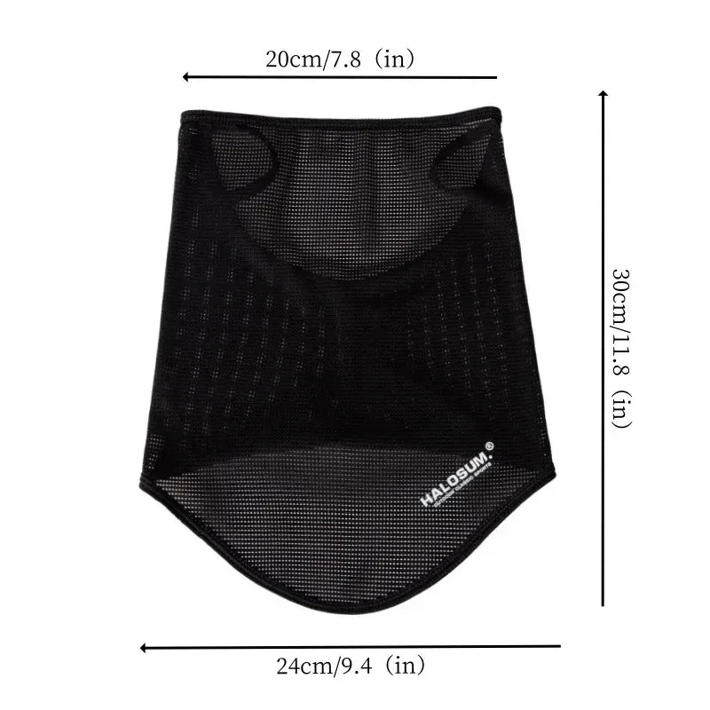 Guêtre de cyclisme en soie glacée – protection UV et évacuation d'humidité | Veltix™