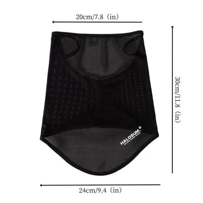 Guêtre de cyclisme en soie glacée – protection UV et évacuation d'humidité | Veltix™